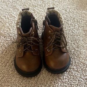 Baby combat boots